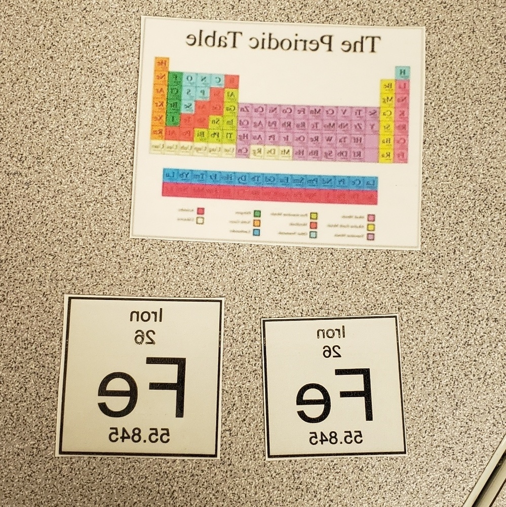 Science/Chemistry temporary tattoos